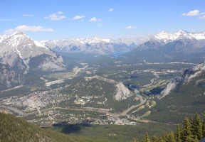 Banff - view from Sulphur Mountain